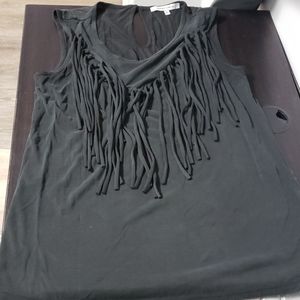 Flowy naked zebra tank top